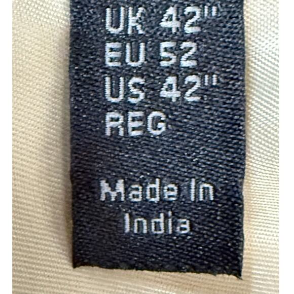 ASOS Men’s Tan Lightweight Blazer Size 42 Regular Summer Casual Jacket - Picture 8 of 9